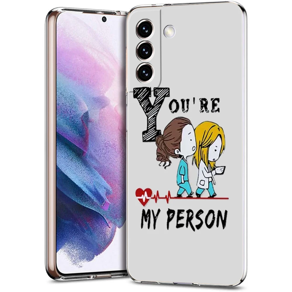 Grey's Anatomy 'You Are My Person' Clear Phone Case