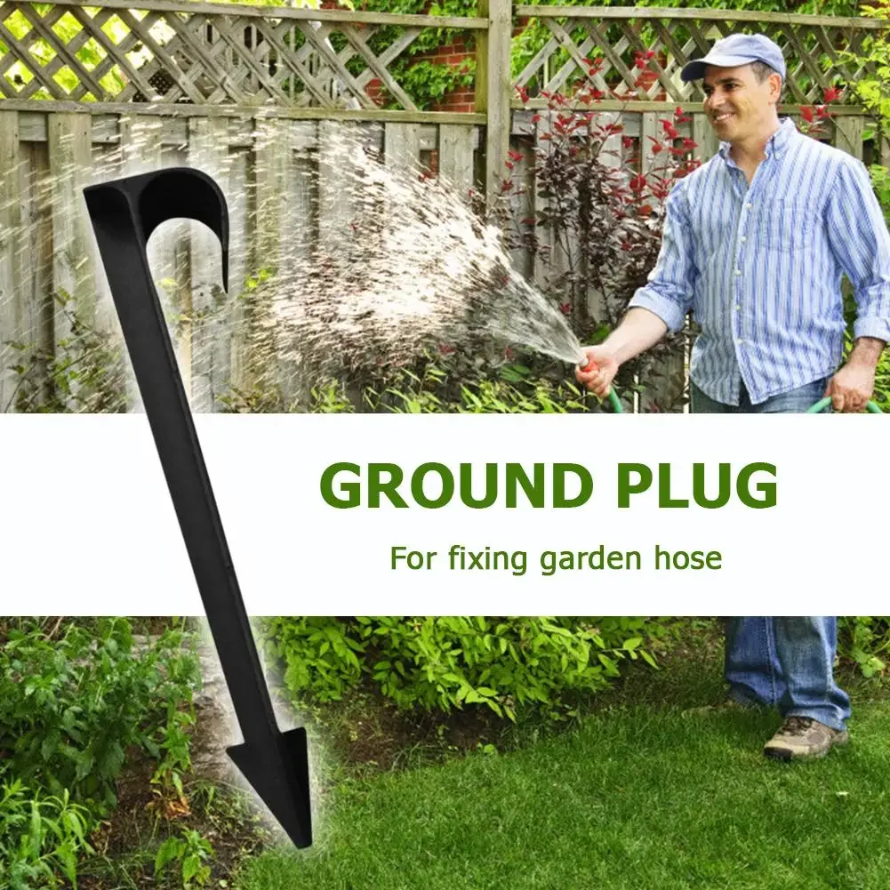 Garden Staples 100pcs J Hose Holder Micro Irrigation Garden Irrigation Hose Anchors 16mm Fixed Stakes Tubing Holder Pipe Stems Drip