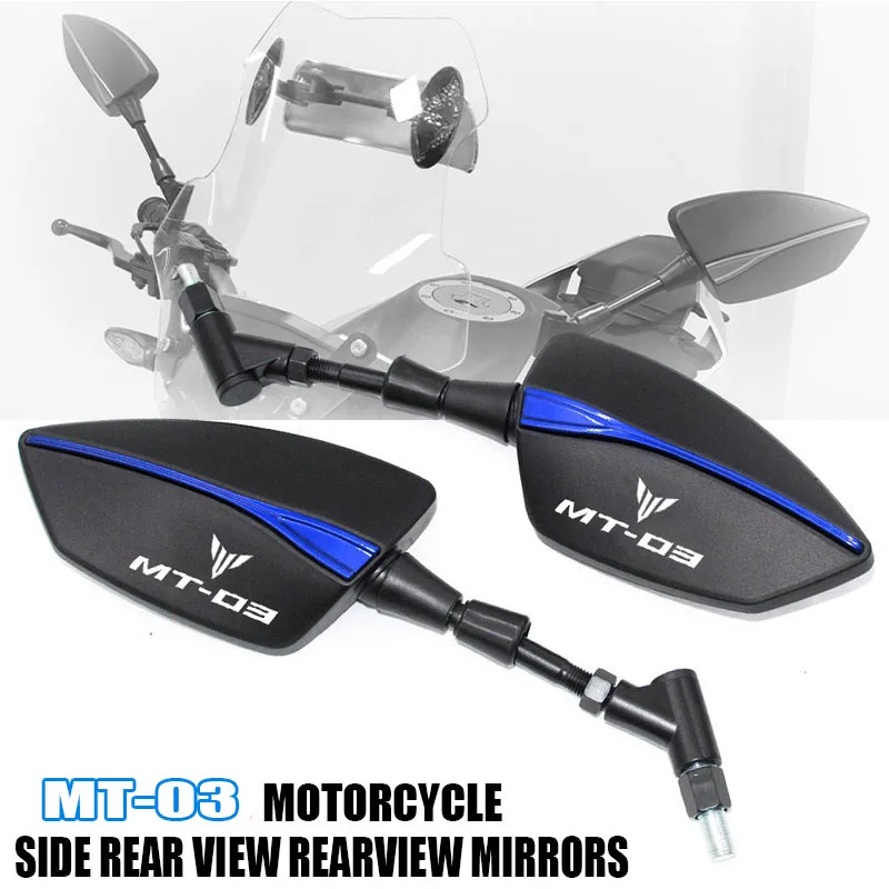 For Yamaha MT09 FZ09 MT03 MT25 MT-03 MT-09 MT 09 03 07 MT07 MT-07 Motorcycle Side Rear View Rearview Mirrors