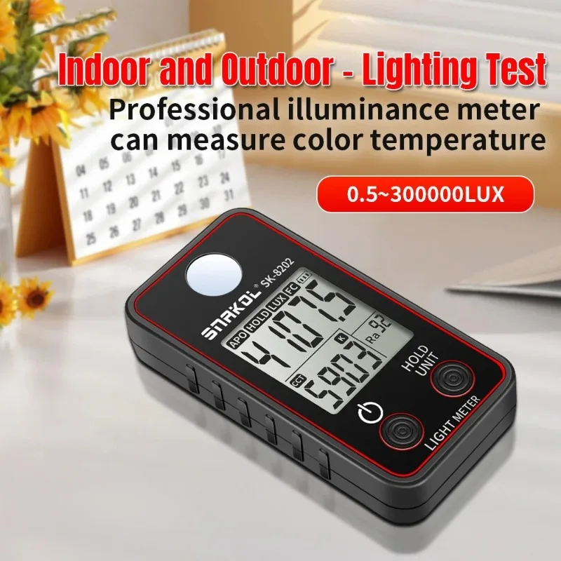 Precise Spectrometer Portable Multifunctional Spectrometer Digital Display Optical Instruments Color Temperature Lighting Tool diy spectrometer