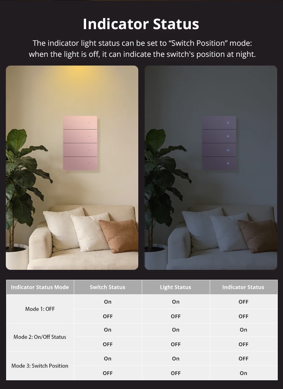 Zigbee Aluminum Alloy Light Switch Full Button Activation 1 2 3 4 Gangs Neutral