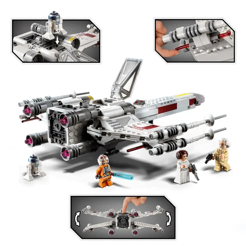 Lego Original Star Wars Luke's X-war Hunting Building Articulating Ships Includes Figures (75301) - - AliExpress