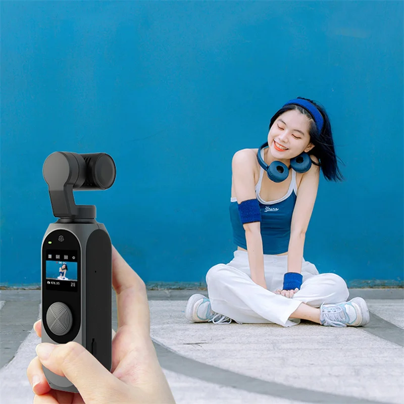 PALM 2 PRO 3 축 핸드헬드 스마트폰 짐벌, 1/2 인치 센서, 미니 포켓 휴대폰 안정기, 4K, 30fps, 2600mAh