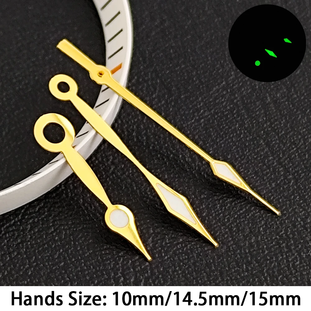 Green Luminous Watch Hands for Mechanical Movements - Replaceable Accessories