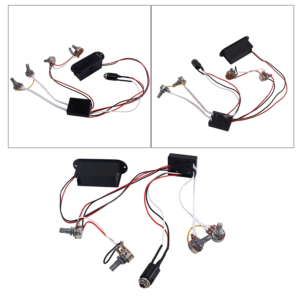 

2 Band Equalizer Preamplifier Guitar Amplifiers Bass Tone Control Wiring Harness