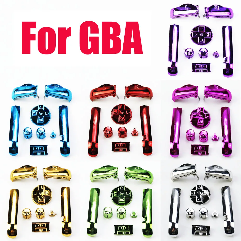 20Set Di Parti Di Ricambio Per Gameboy Advance Gba Power On Off Key Keypad A B Direction Button D Pads