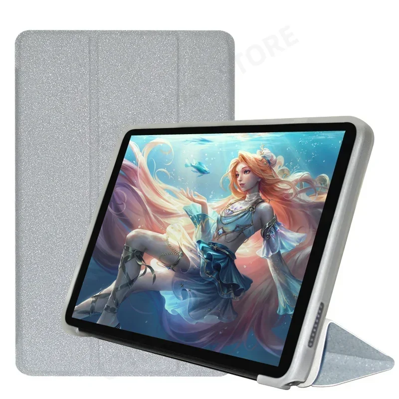 Slim Tri-fold Stand Tablet Case with TPU Shell