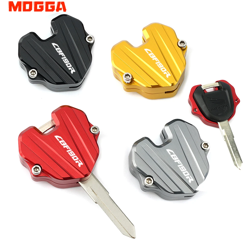 

For Honda Cbf190r Cbf 190R Moto CNC Key Cover Shell Case Protective Cap Keychain Keyring Key Chain Holder Motorcycle Accessories