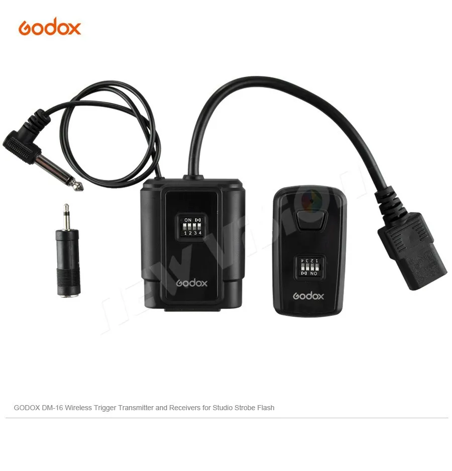 Godox DM-16 Channel Wireless Radio Remote Studio Flash Trigger For Canon Nikon O
