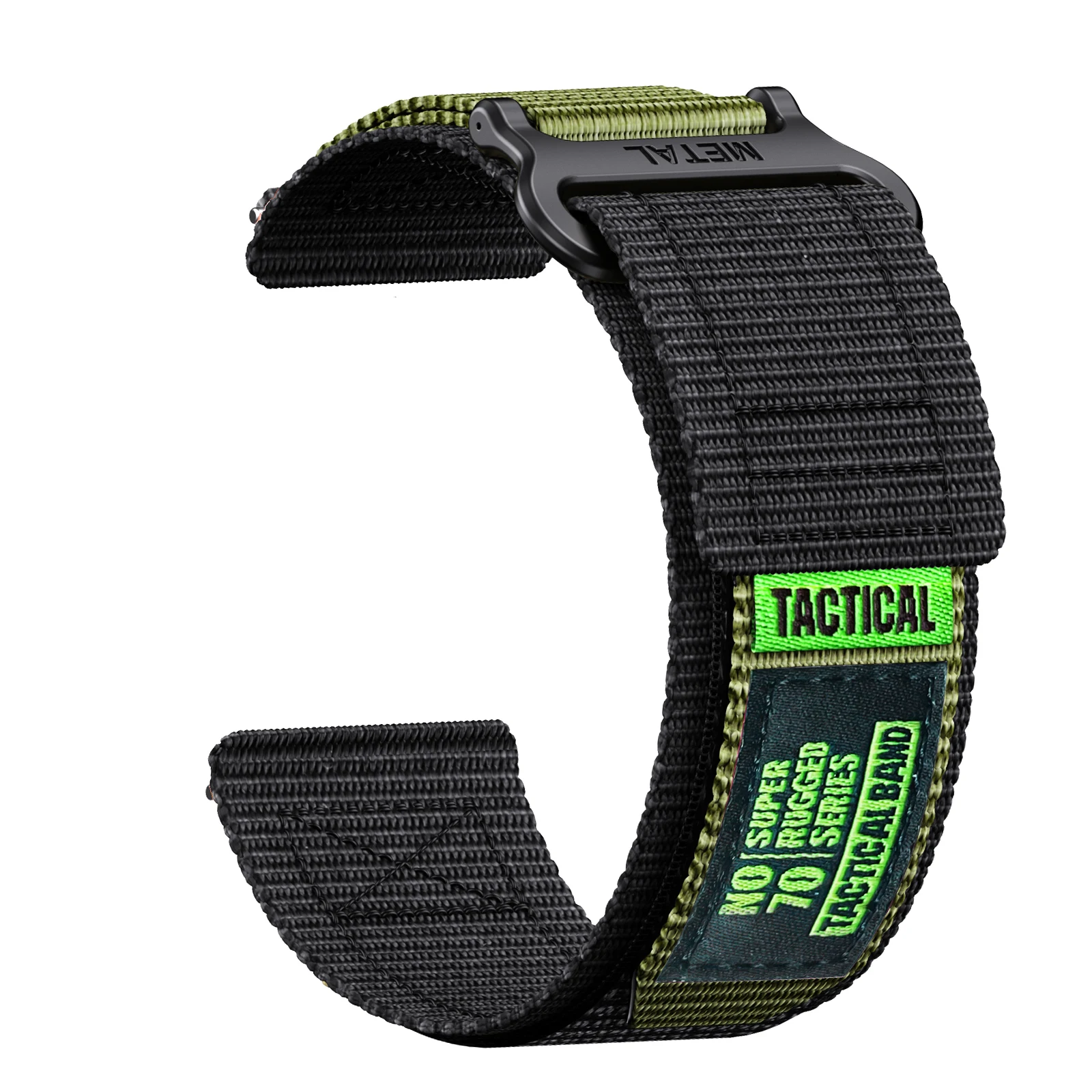 Universal 20mm Quick Release Velcro Nylon Watch Band
