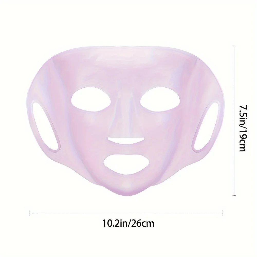 Silicone Moisturizing Face Mask Cover - Reusable, Hydrating, Anti-Evaporation