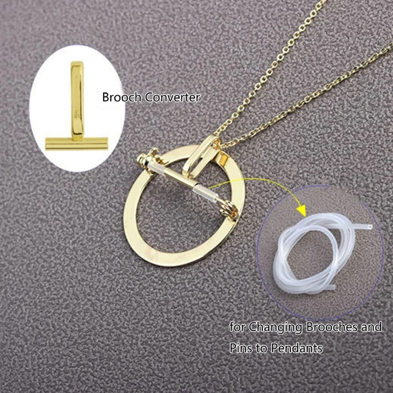 MetalDIYJewelryFindingsBroochConvertersPinsConvertersBroochPendantConvertersCopper