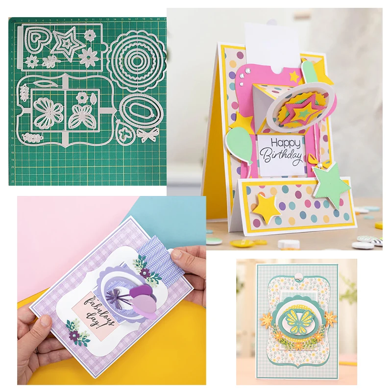 

Новые штампы 2023, выдвижные металлические штампы с механизмом, сделай сам, скрапбукинг, Рождество, декор для детской карты