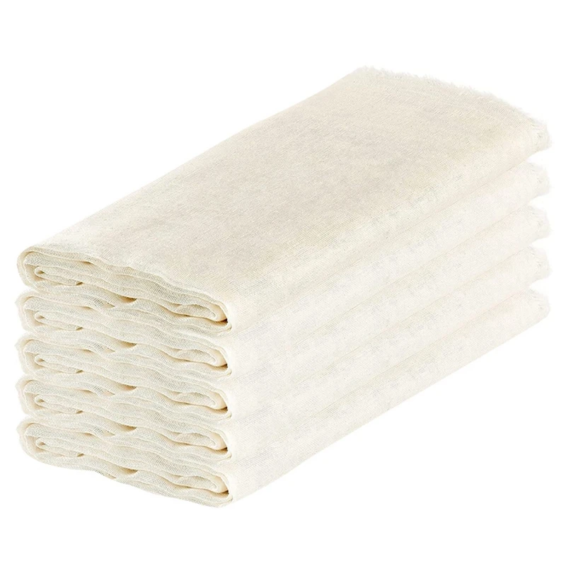 

Muslin Cloths For Cooking, Pack Of 15 (50X50CM), Unbleached, Cotton Reusable And Washable Cheese Cloths For Straining