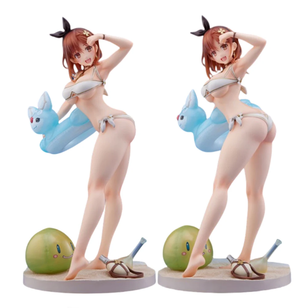 

28Cm Atelier Ryza 2 White Swimsuit Reisalin Stout Sexy Anime Girl Figure Pvc Action Statue Model Collection Doll Toys Adult Gift