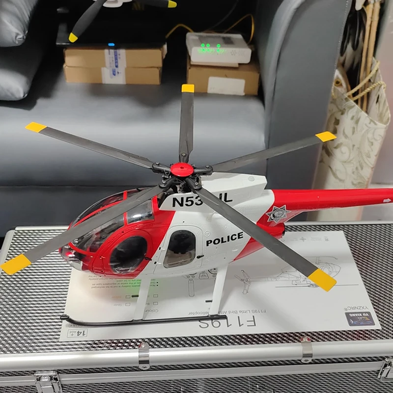 유샹 F119S 리틀 버드 6채널 1:16 무장 RC 헬리콥터 MD-500 리틀 버드 ..