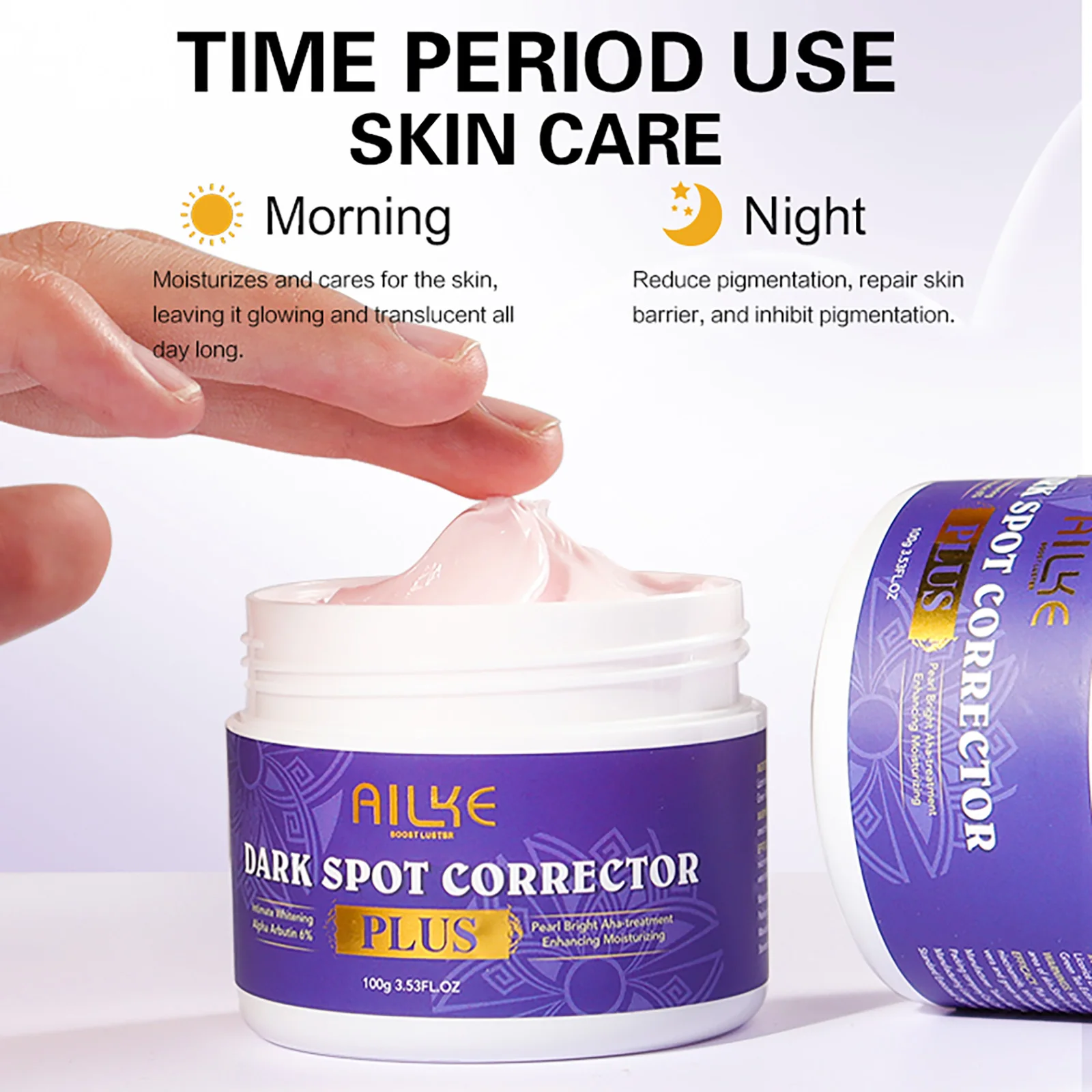 AILKE Women & Men Gifts Set for Skin Brightening, Moisturizer & Radiant Complexion, Uneven Skin Tone, Support Customized label 5