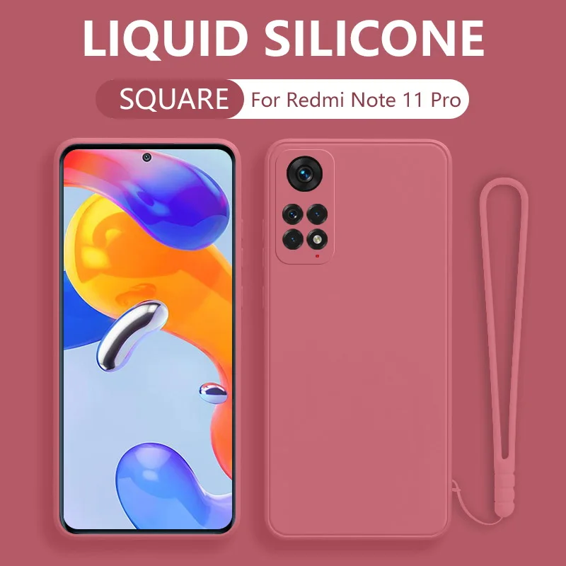 Carcasă din silicon lichid pentru Xiaomi Redmi Note 11 10 9 Pro 11s 10s 9s 11E 11T Poco F3 X3 M3 M4 Pro Mi 11 Lite 5G NE_voghion.com