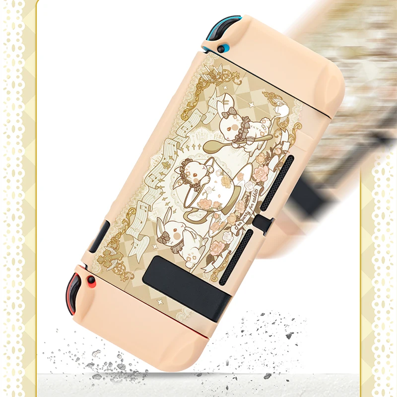 capa dockable design rachado disco escudo para nintendo switch acessórios