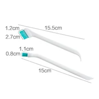 Brosse de nettoyage étroite à long manche, portable, pour biberon, outil de cuisine domestique, petite brosse, 2 pièces/ensemble 4