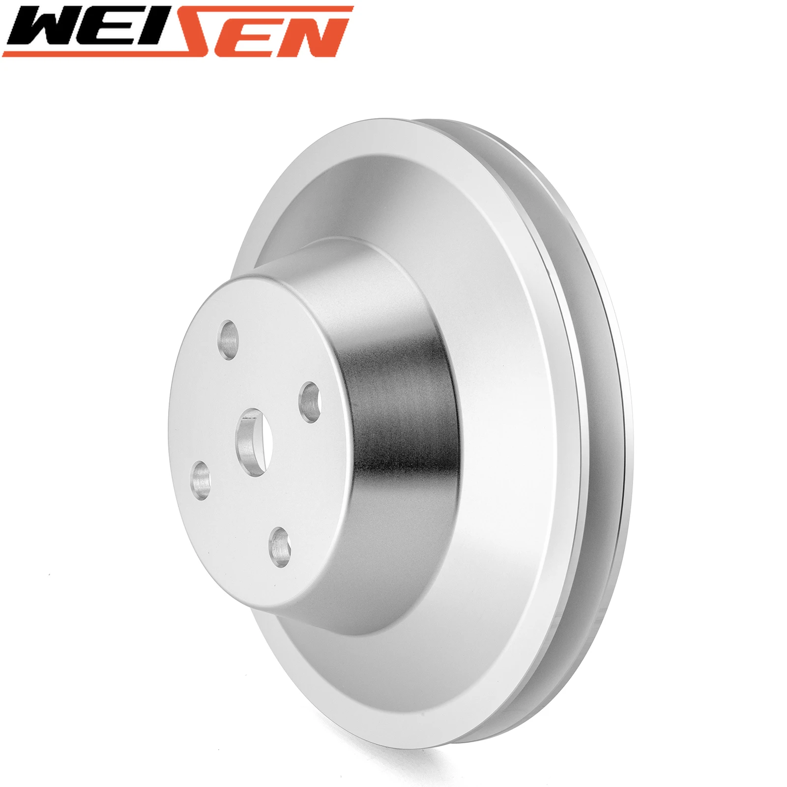 Polea De Bomba De Agua En Aluminio Billet Pulido Para Corvette Y SBC 283/350/400 – Correa En V