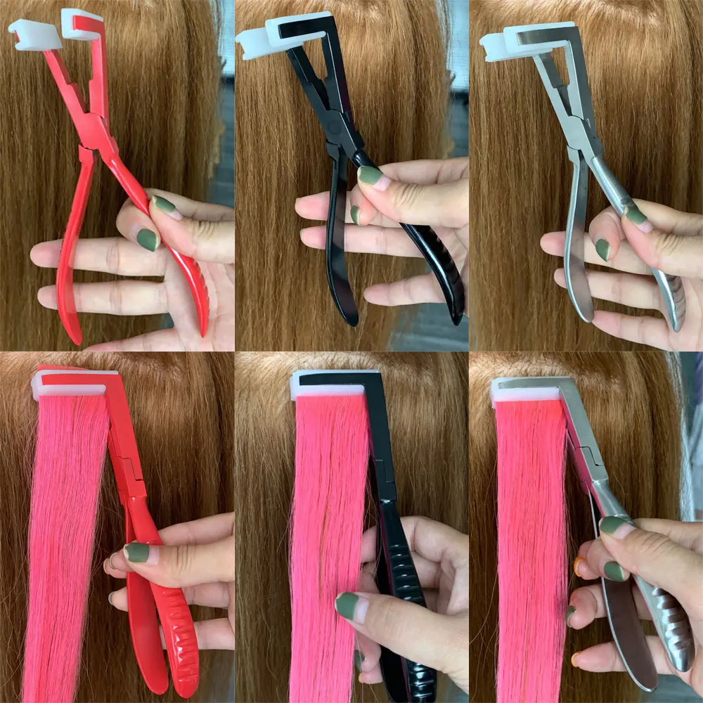 스테인레스 스틸 테이프 헤어 익스텐션 펜치, 다기능 헤어 익스텐션 펜치, 보미아 헤어 살롱 도구