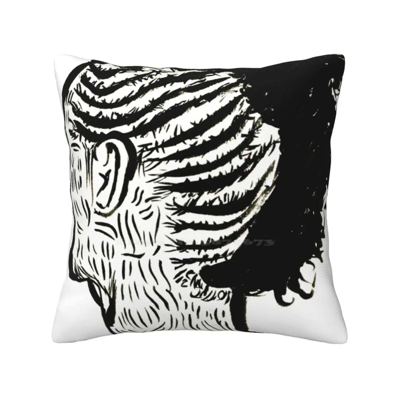 

Мягкая удобная наволочка с оплеткой, черные волосы, черные и белые чернила, ручка и чернила