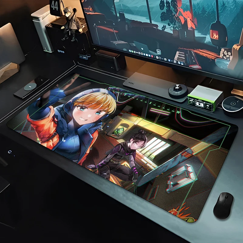 Apex Legends Wattson Gaming Accessories Mousepad Pc Cabinet Desk Mat Gamer Keyboard Office Mats Xxl Large Mause Carpet 900x400 6