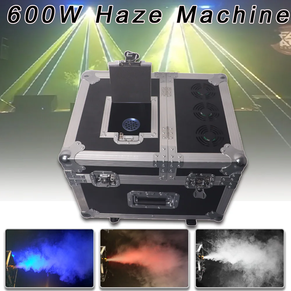 

Remote 600W Haze Mist Effect Machine Disco DJ Party DMX512 Control Smoke Fog Stage Concert Wedding Party Decoration Equipment