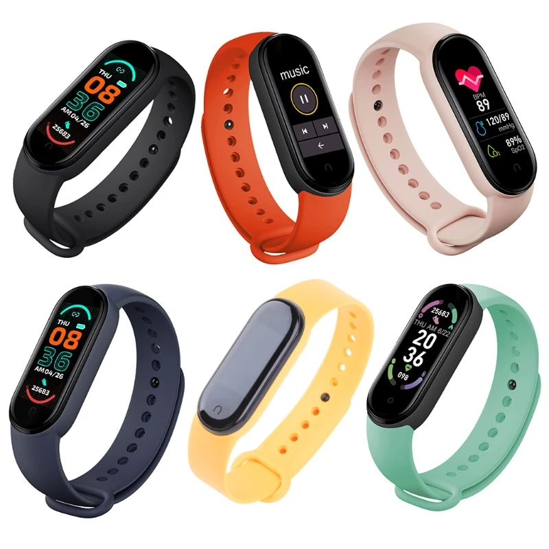 Sleep Monitor Pedometer Bluetooth-compatible Connection for Smart Bracelet M6 for Smart Watches itness Tracker Wristband