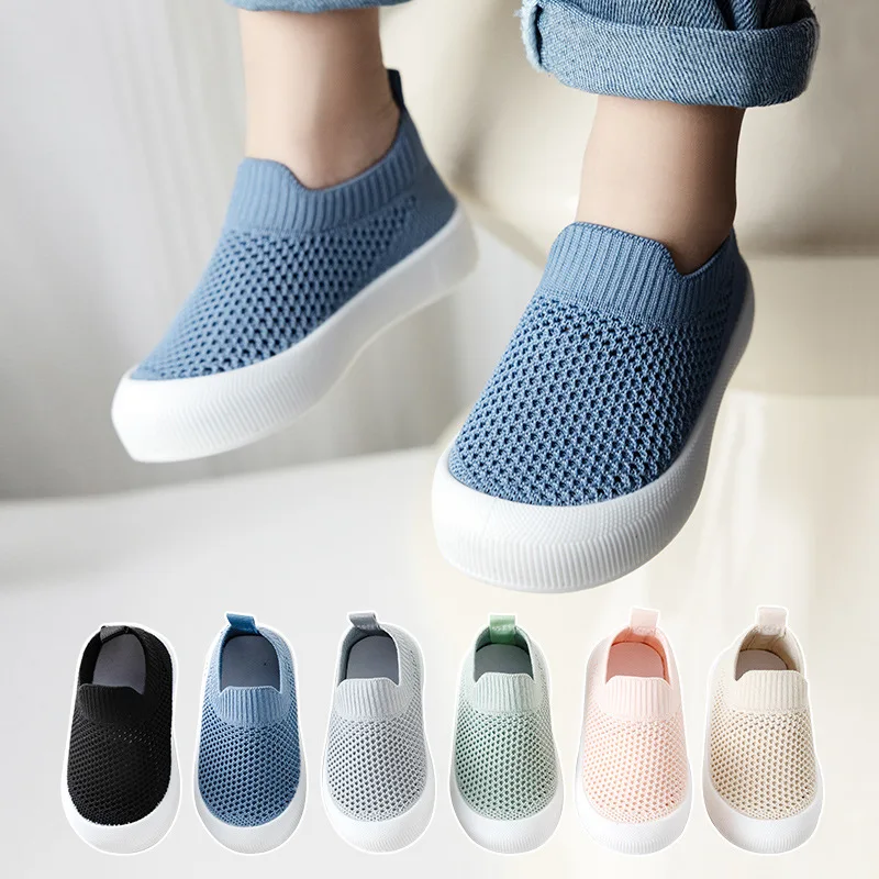 1pc Casual Low Top Slip On Woven Shoes For Baby Girls, Breathable Lightweight Walking Shoes For All Seasons 1