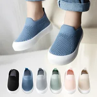 1pc Casual Low Top Slip On Woven Shoes For Baby Girls, Breathable Lightweight Walking Shoes For All Seasons 1
