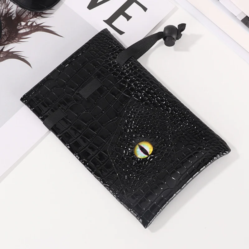 Drawstring Dice Bag PU Leather