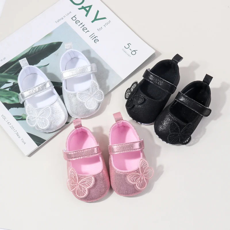 Baby Shoes Soft Cotton Spring and Summer Girls Sandal Beautiful Butterfly High Quality Newborn Toddler Sneaker NewFashion YS-G24 4
