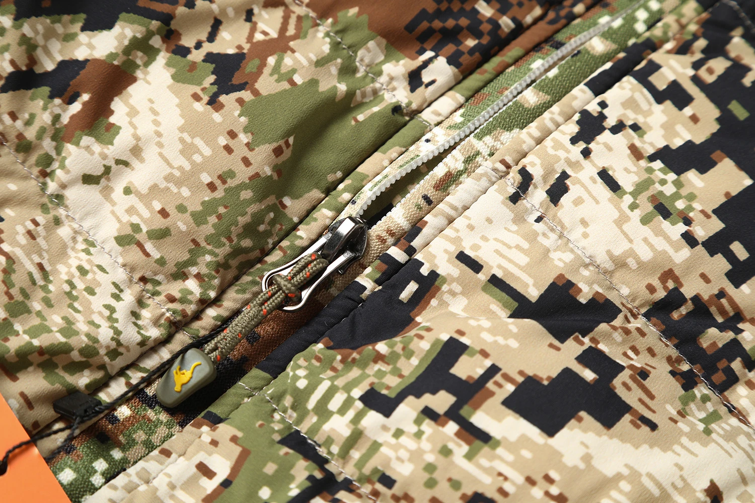 Ainfad 남성용 라이트 다운 재킷, 위장 낚시 및 사냥 세트, 겨울