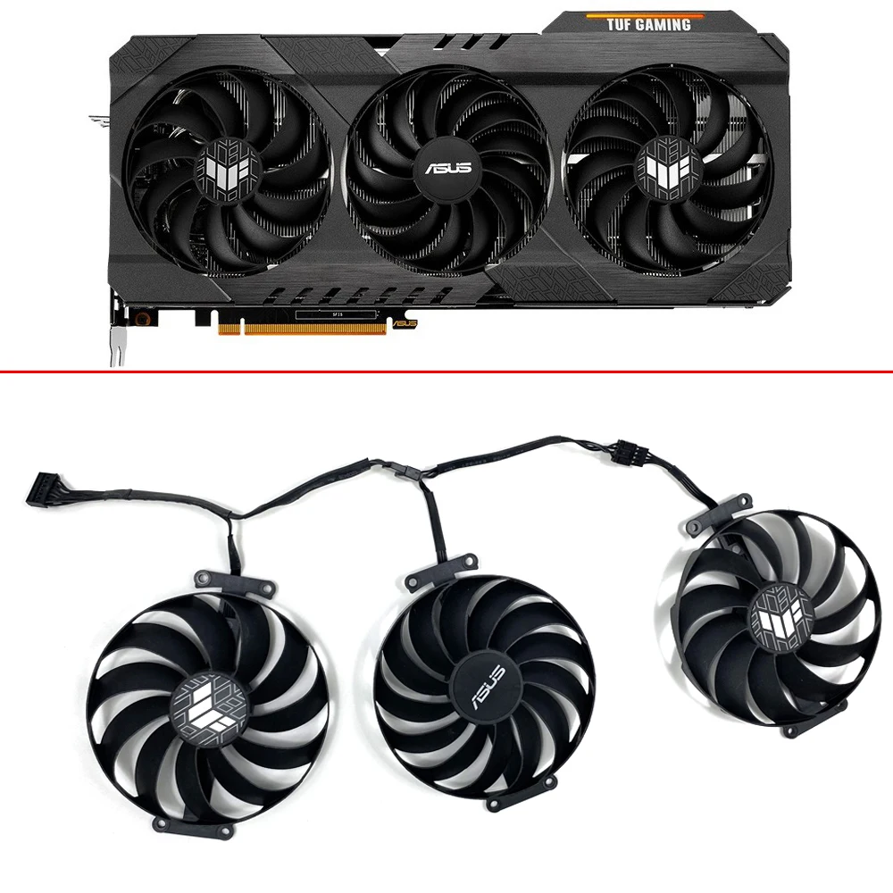 95Mm Rx6700Xt Rx6800 Rx6900Xt Ventola Grafica Per Asus Tuf Gaming Radeon Rx 6700 Xt Rx 6800 Xt Rx 6900 Xt Oc Edition Scheda Grafica
