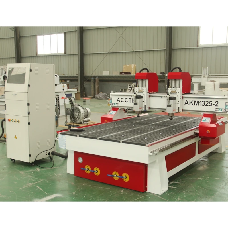 

Multi-heads Three Heads Wood Carving Machine for Chipboard Plywood MDF Wood Milling CNC Router