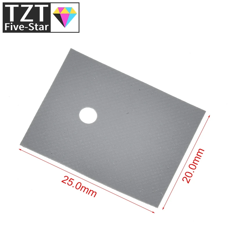 10/100pcs Large TO-3P TO-247 silicone sheet insulation pads silicone insulation film insulating film silicone pad transistor insulating film