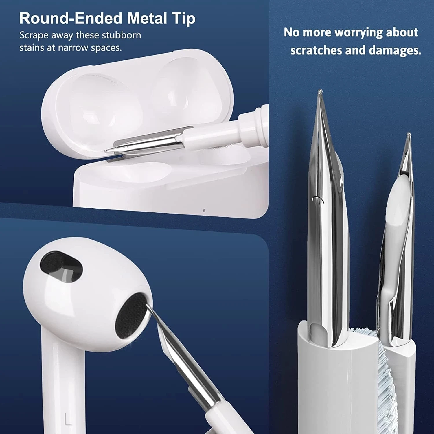 Wireless Earphone Cleaning Kit with Brush Tool