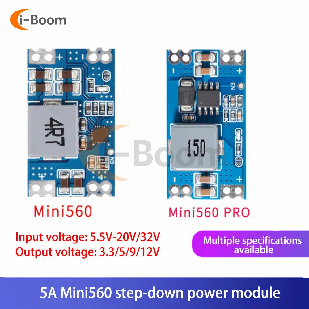 

MINI560 / MINI560 PRO Buck Power Supply Board DC to DC Buck Module Stabilized Power Supply Converter Voltage Regulator