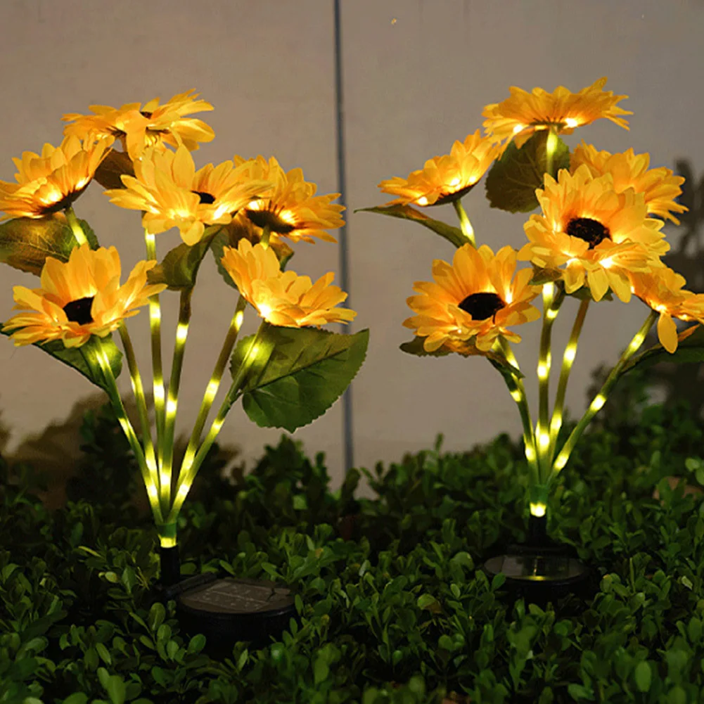 Solar Powered Outdoor Garden Light LED Stake