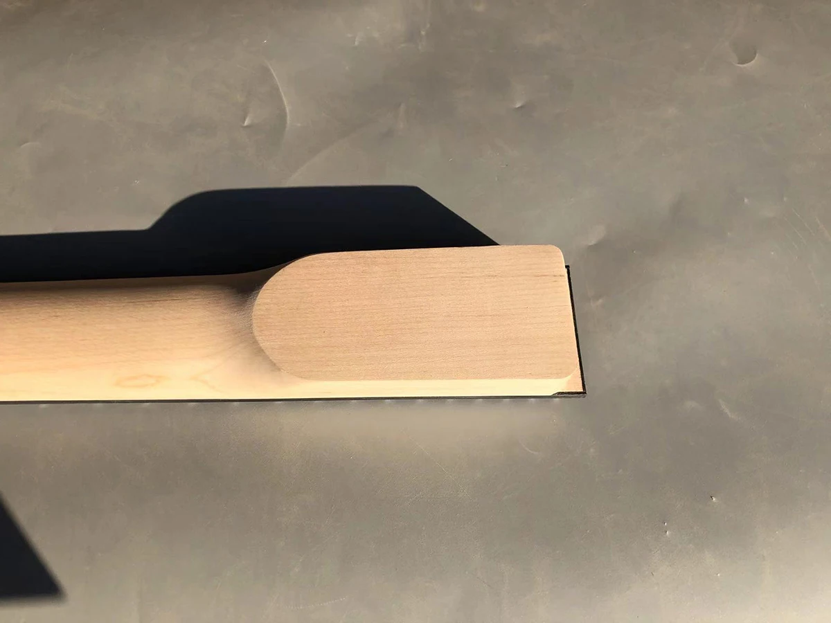 Guitarra Pescoço Traste Polegada Maple Fretboard Tubarão Fin Jackson Faça Você Mesmo Invertida Cabeça J14 24 25.5 - Image 6