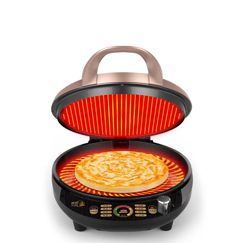 Electric Baking Pan Intelligent Double-sided Heating 28mm Deepen Pancake Pan Frying Grill Sandwich Breakfast Machine