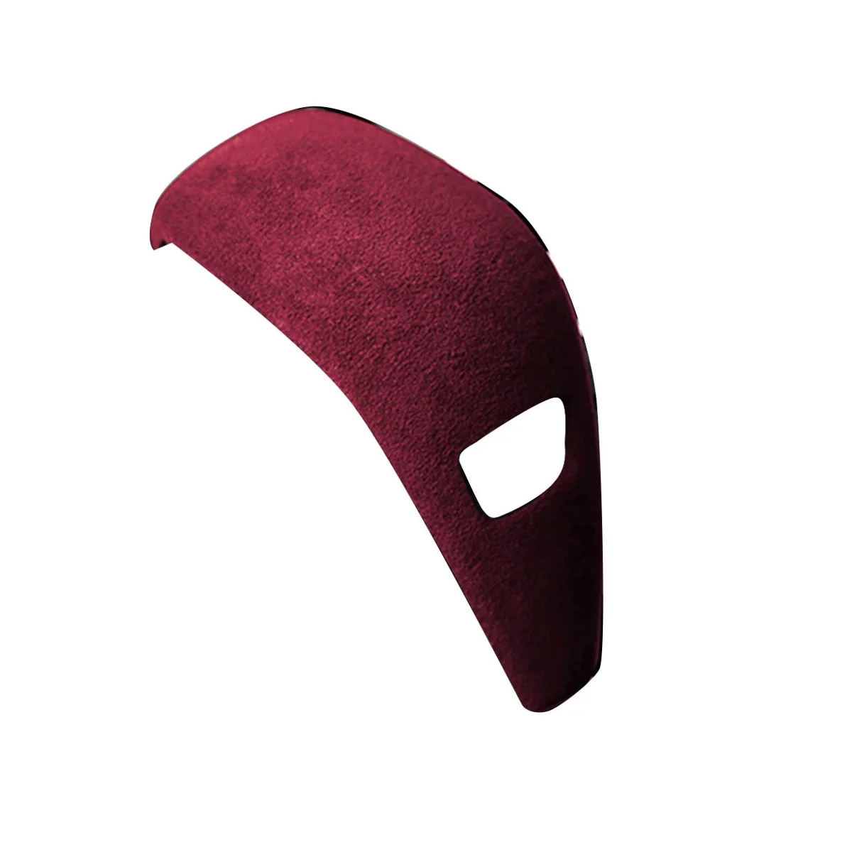 

For 3 Series 20-23 Wine Red Tumbled Leather Shifter Cover Protective Cover Case