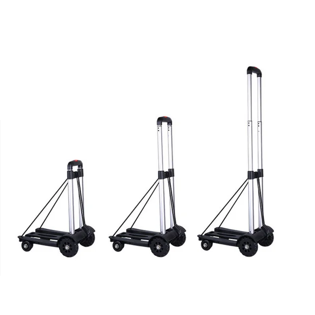 Világítson Fel 50 Kg -Os, Nagyteljesítményű, Összecsukható Kézi Zsákok Kerékkocsi Kosár Utazási Poggyász Bevásárló Hordozható