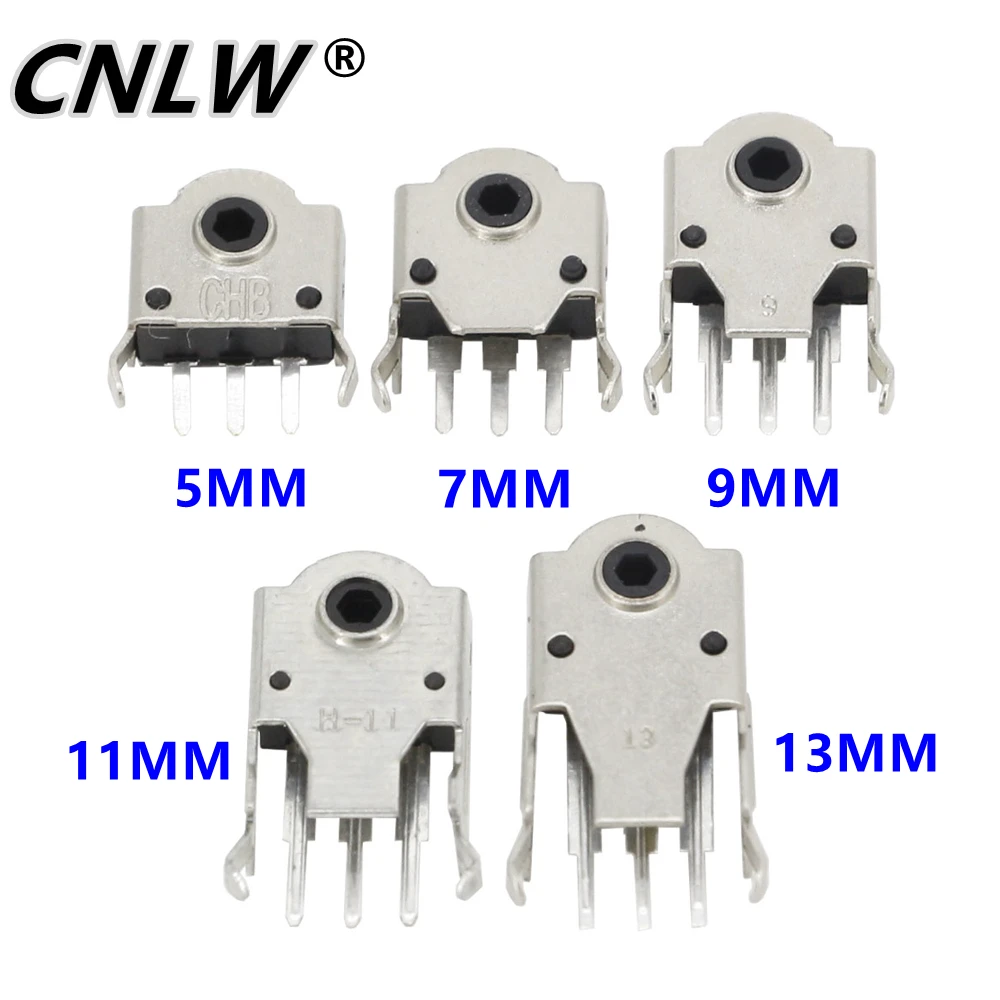 10 PCS Maus Encoder Rad Decoder Maus Schalter Stecker Reparatur Roller Heißer 5 MM 7 MM 9 MM 11 MM 13 MM