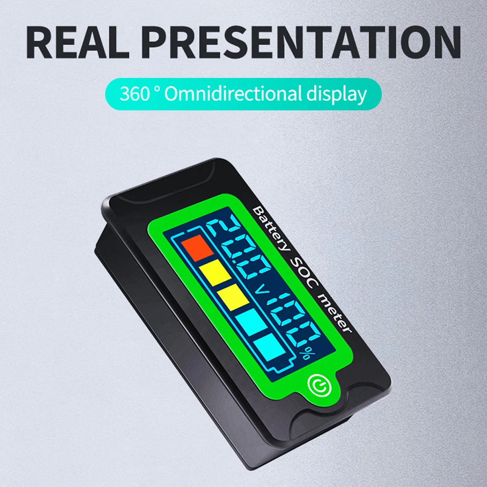 Waterproof Battery SOC Power Meter Capacity Indicator 8 100V Direct