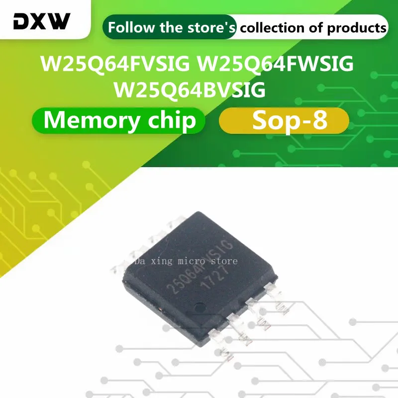 10PCS-Lot-25Q64FVSIG-25Q64FWSIG-25Q64BVSIG-W25Q64FVSIG-W25Q64FWSIG ...