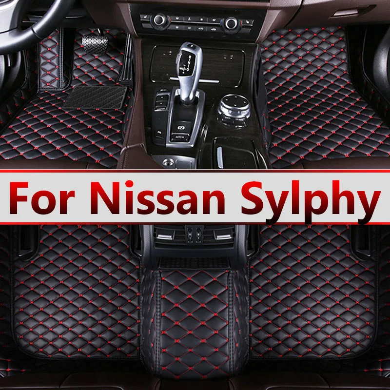 

Автомобильные коврики для Nissan Sylphy 2019 2018 2017 2016 2015 2014 2013 2012 2011 2010 2009 2008 2007 2006 Sentra B17, аксессуары