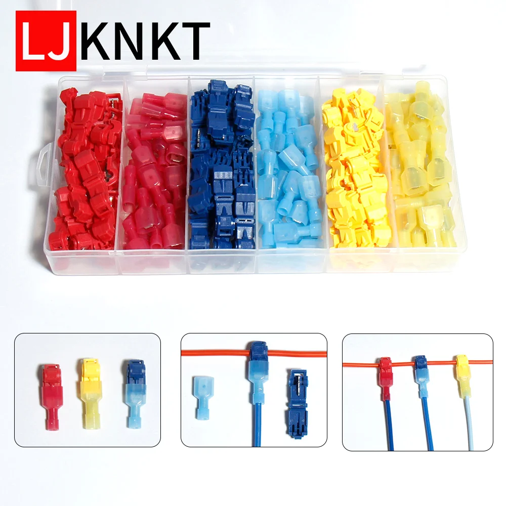 

T electric Wire connection Crimping terminal quick lead Avoid peel convenient clamp Cable Joint holder Clip connector